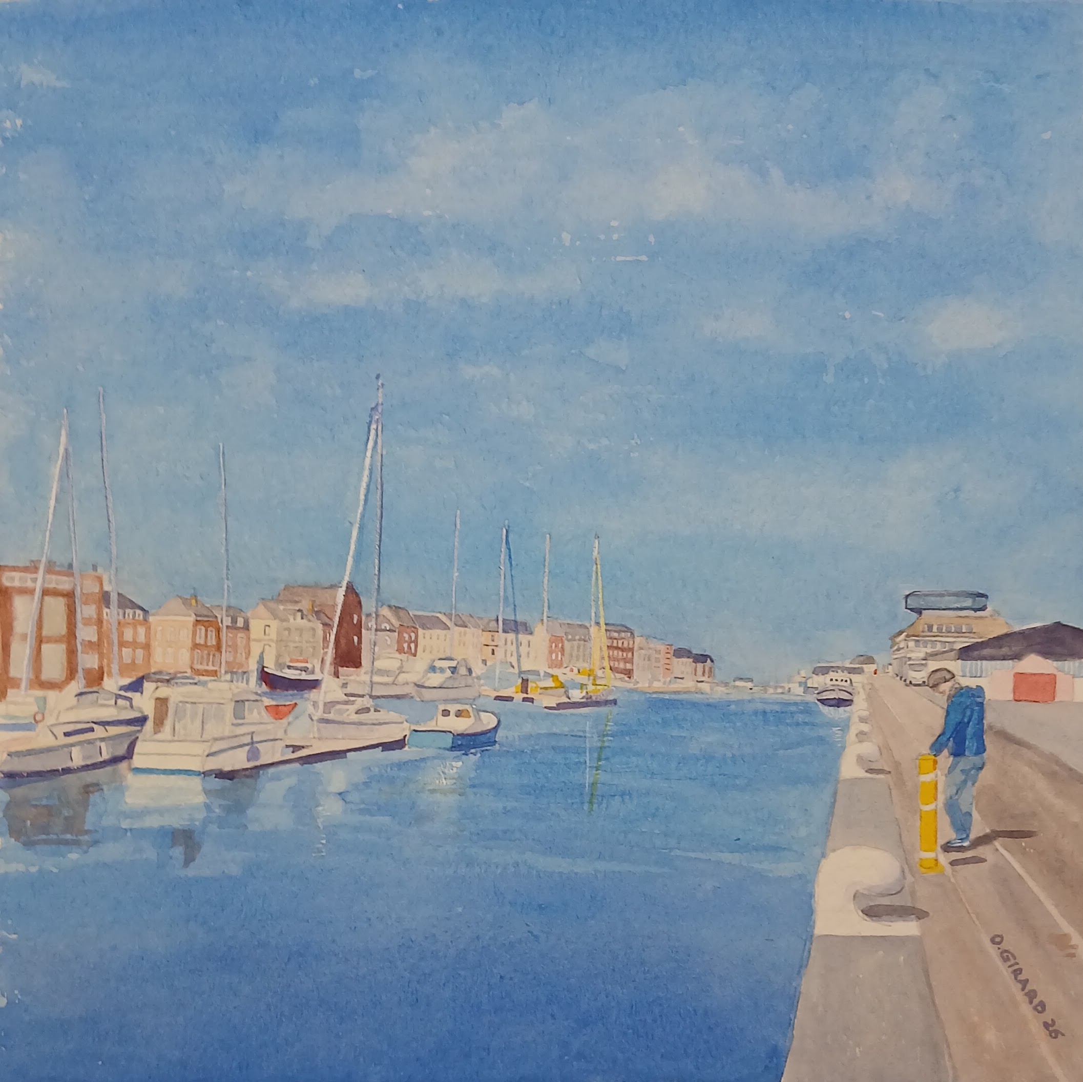 Soleil sur Fécamp